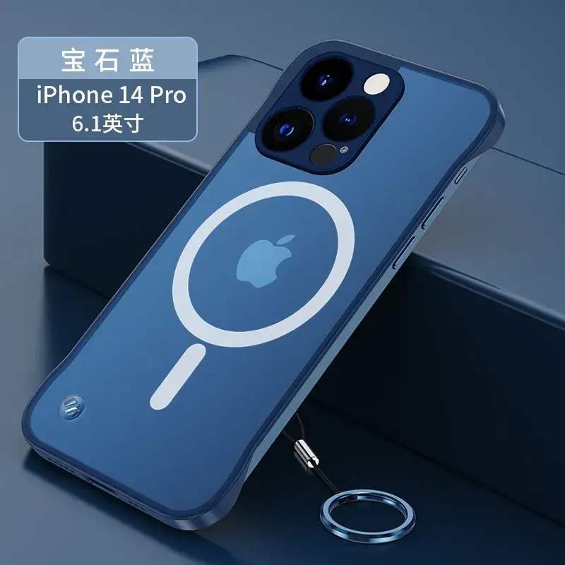 Apple iPhone 17 Pro Magnetic Charging Case Blue 6.1" - Image 2