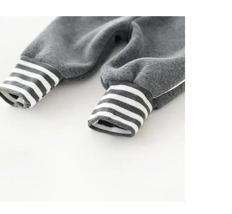 24 Late Autumn Baby Fleece Pp Pants with Bear Brooch — feature 49