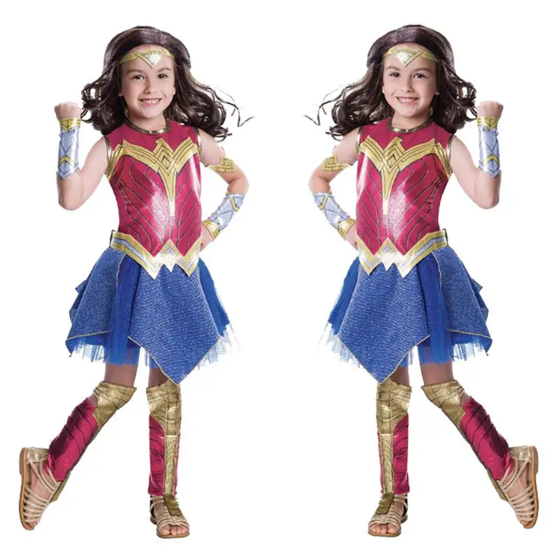 Wonder Woman Kids Cosplay Costume European Stage - Image 5