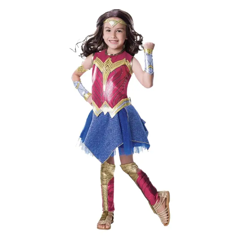 Wonder Woman Kids Cosplay Costume European Stage