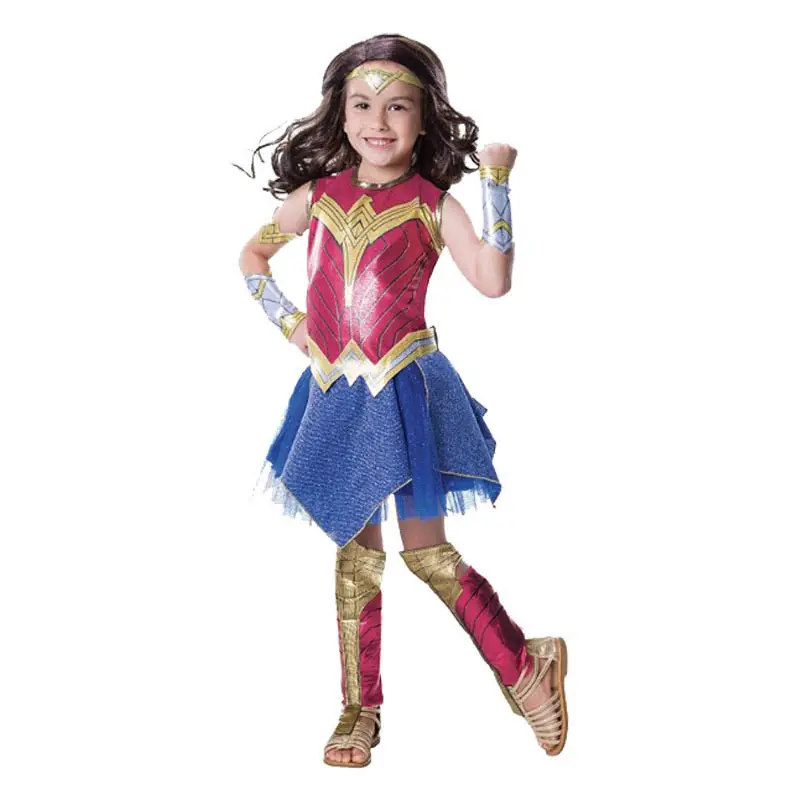 Wonder Woman Kids Cosplay Costume European Stage — feature 3