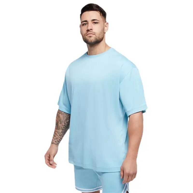 Men Orange Loose Fit T-Shirt Large - Image 7
