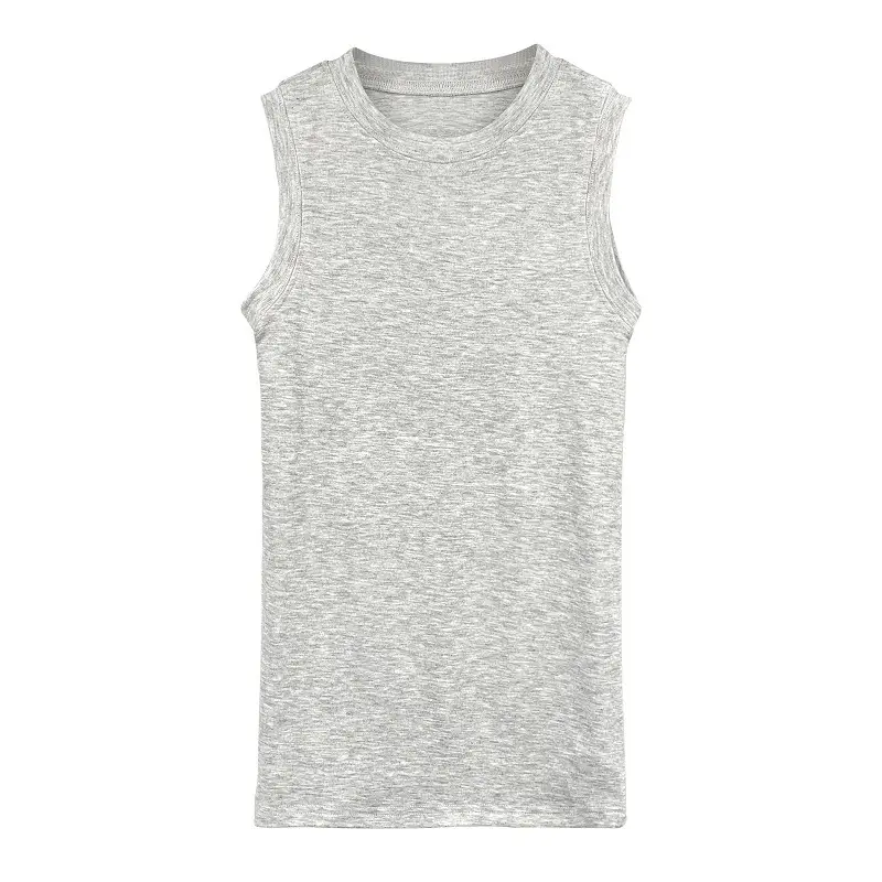 Women's Sleeveless Vest Beige Large