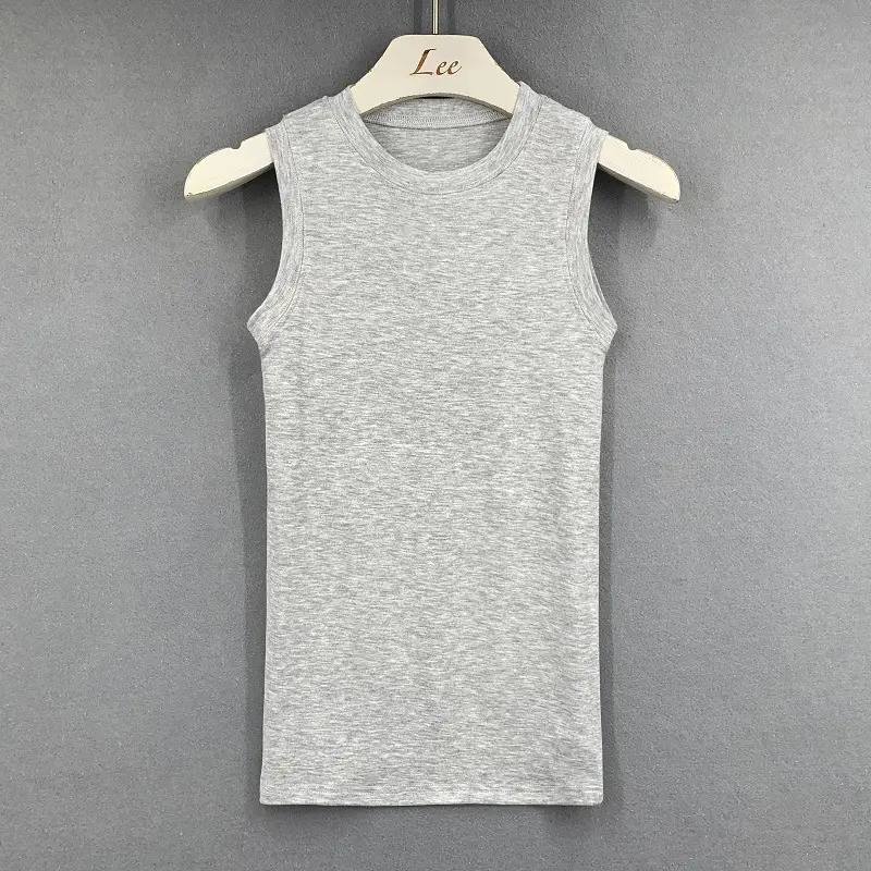 Women's Sleeveless Vest Beige Large