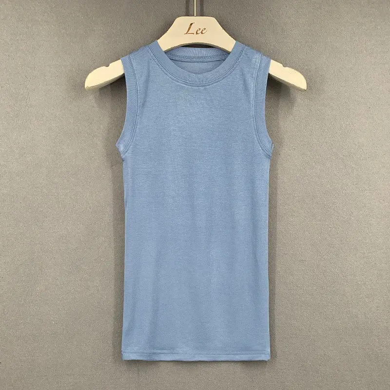 Women's Sleeveless Vest Beige Large