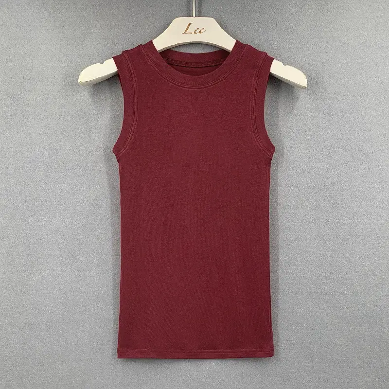 Women's Sleeveless Vest Beige Large