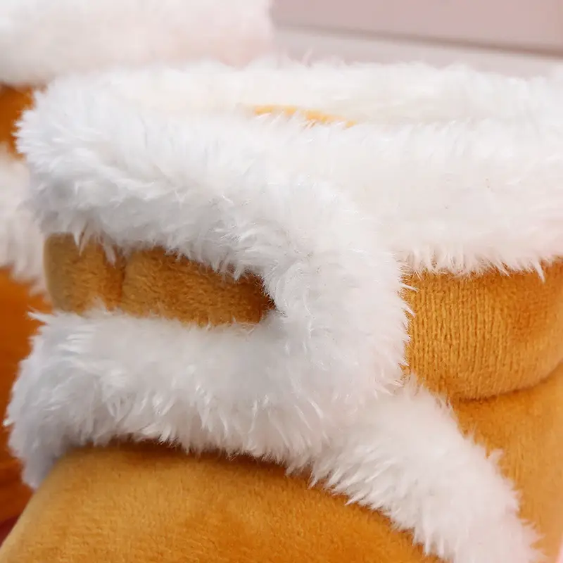 Winter Fleece Lined Baby Boots Grey Non-Slip — feature 19