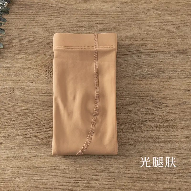 Women Silk Bare Leggings Aqua Fleshy All-in-One - Image 3