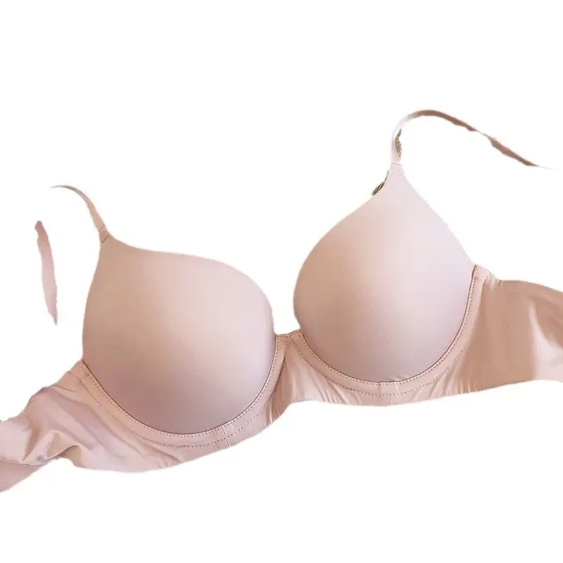 Gap large cup seamless bra large chest small EF cup underwear all-inclusive accessory breast bra soft steel ring breathable