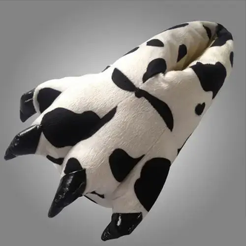 Manufacturer Wholesale Cartoon Shoes Cotton Slippers Yellow Cow Color Gray Red and Other Dropshipping Animal Claw Shoes Wholesale - Image 10