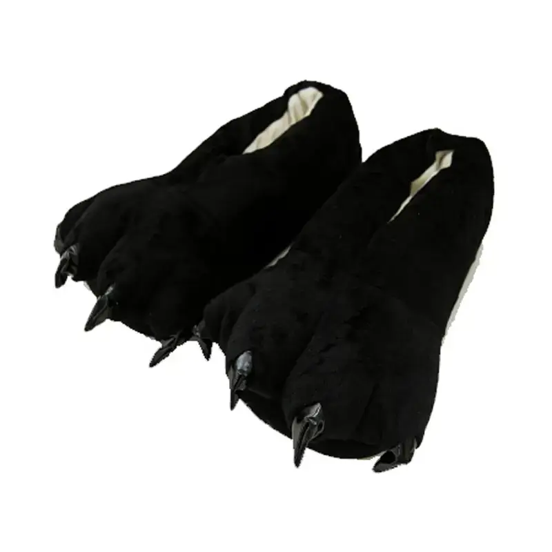 Manufacturer Wholesale Cartoon Shoes Cotton Slippers Yellow Cow Color Gray Red and Other Dropshipping Animal Claw Shoes Wholesale - Image 4