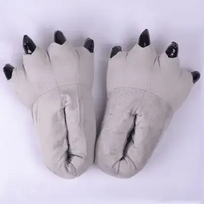 Manufacturer Wholesale Cartoon Shoes Cotton Slippers Yellow Cow Color Gray Red and Other Dropshipping Animal Claw Shoes Wholesale - Image 5
