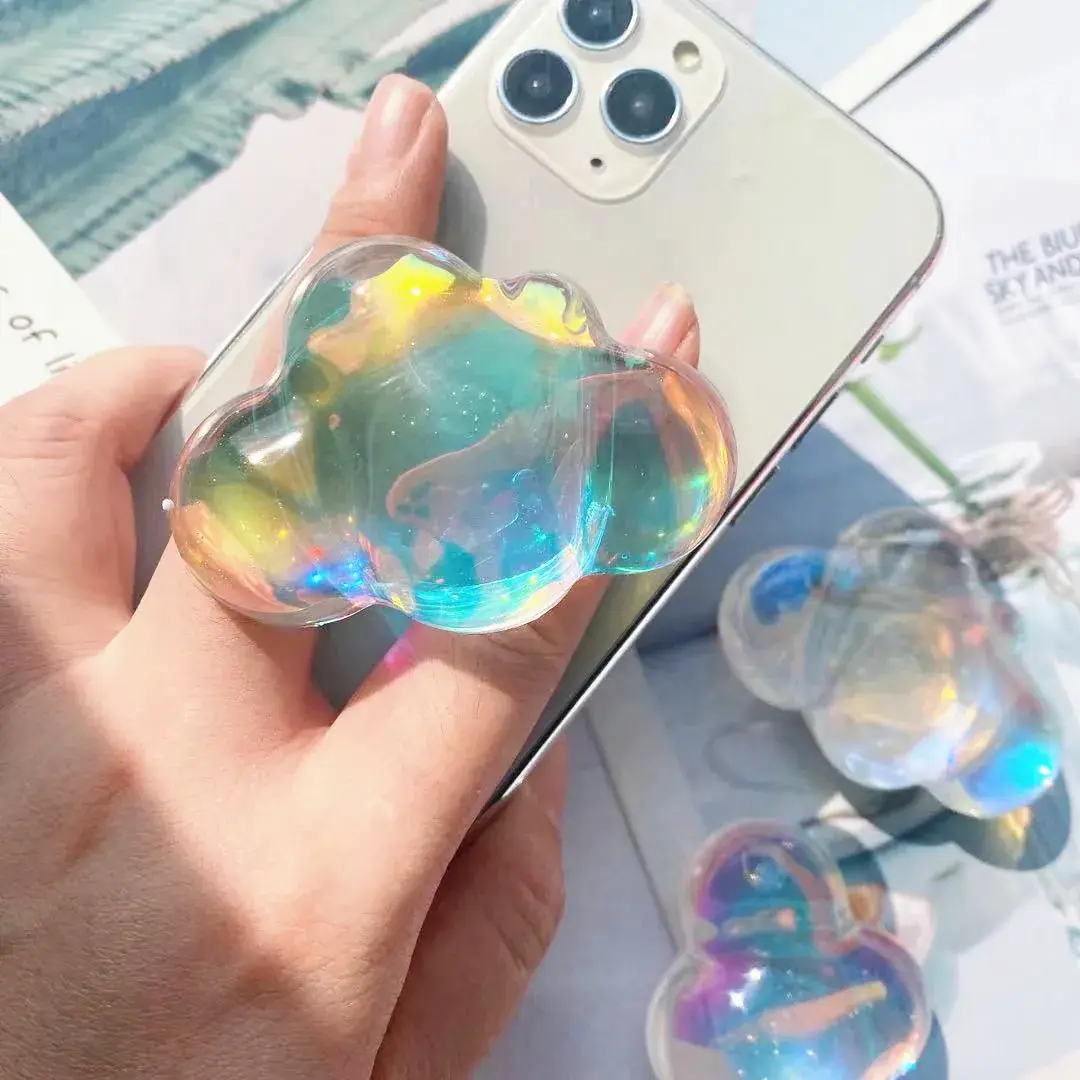 Three-Dimensional Bubble Cloud Airbag Brackets for Mobile Phone — feature 11
