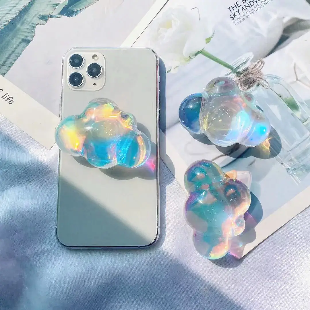 Three-Dimensional Bubble Cloud Airbag Brackets for Mobile Phone — feature 8