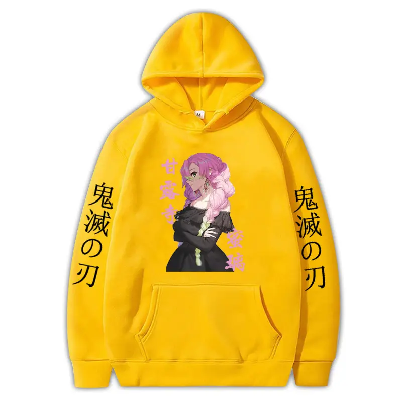 Anime Ghost Fleece Hoodie Grey Autumn Winter - Image 24