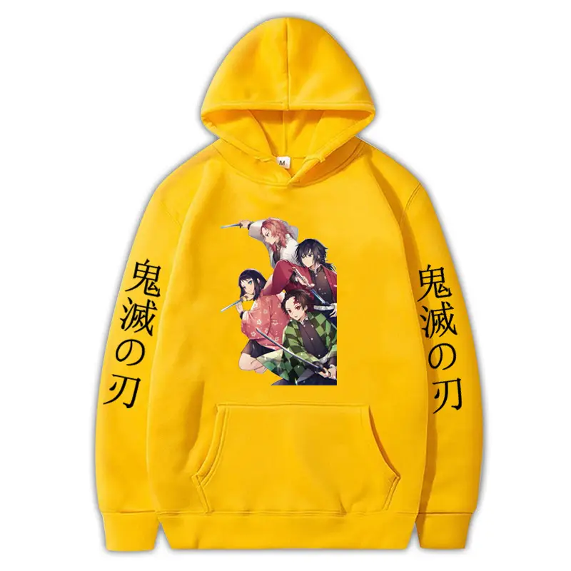 Anime Ghost Fleece Hoodie Grey Autumn Winter - Image 15