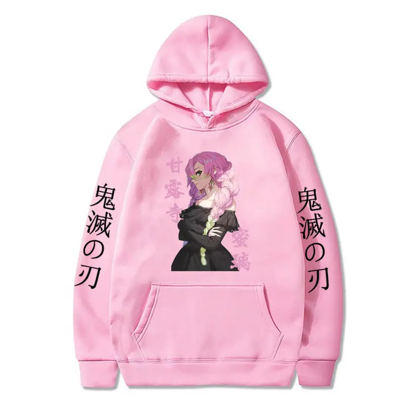 Anime Ghost Fleece Hoodie Grey Autumn Winter - Image 22