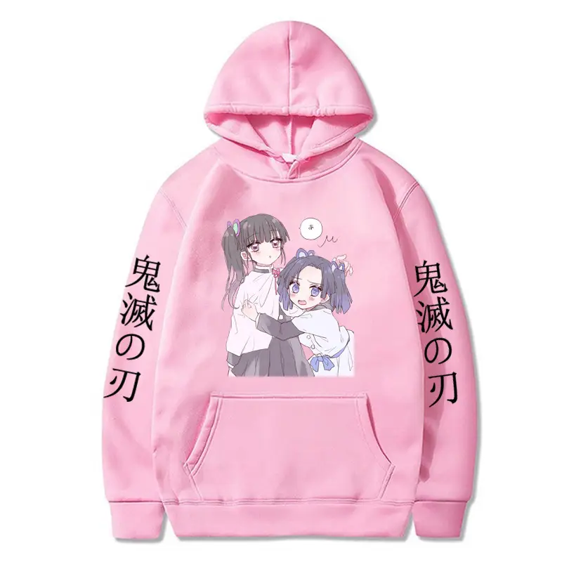 Anime Ghost Fleece Hoodie Grey Autumn Winter - Image 31
