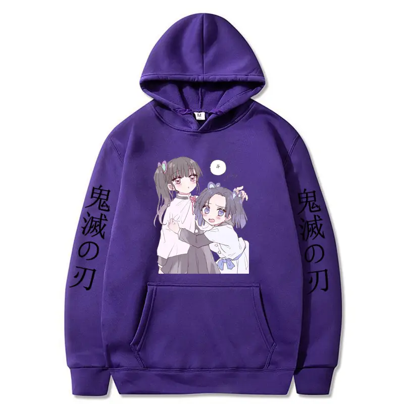 Anime Ghost Fleece Hoodie Grey Autumn Winter - Image 38