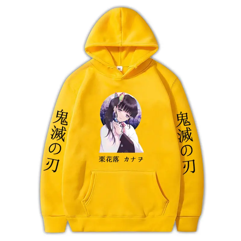Anime Ghost Fleece Hoodie Grey Autumn Winter - Image 5