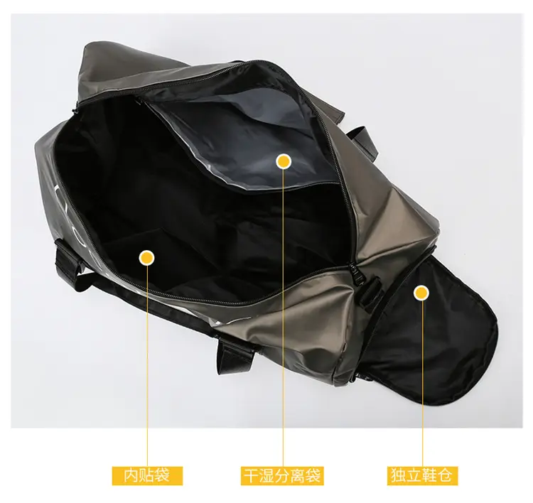 Portable Dry Wet Separately Storage Bag for Sports Fitness Travel — feature 10
