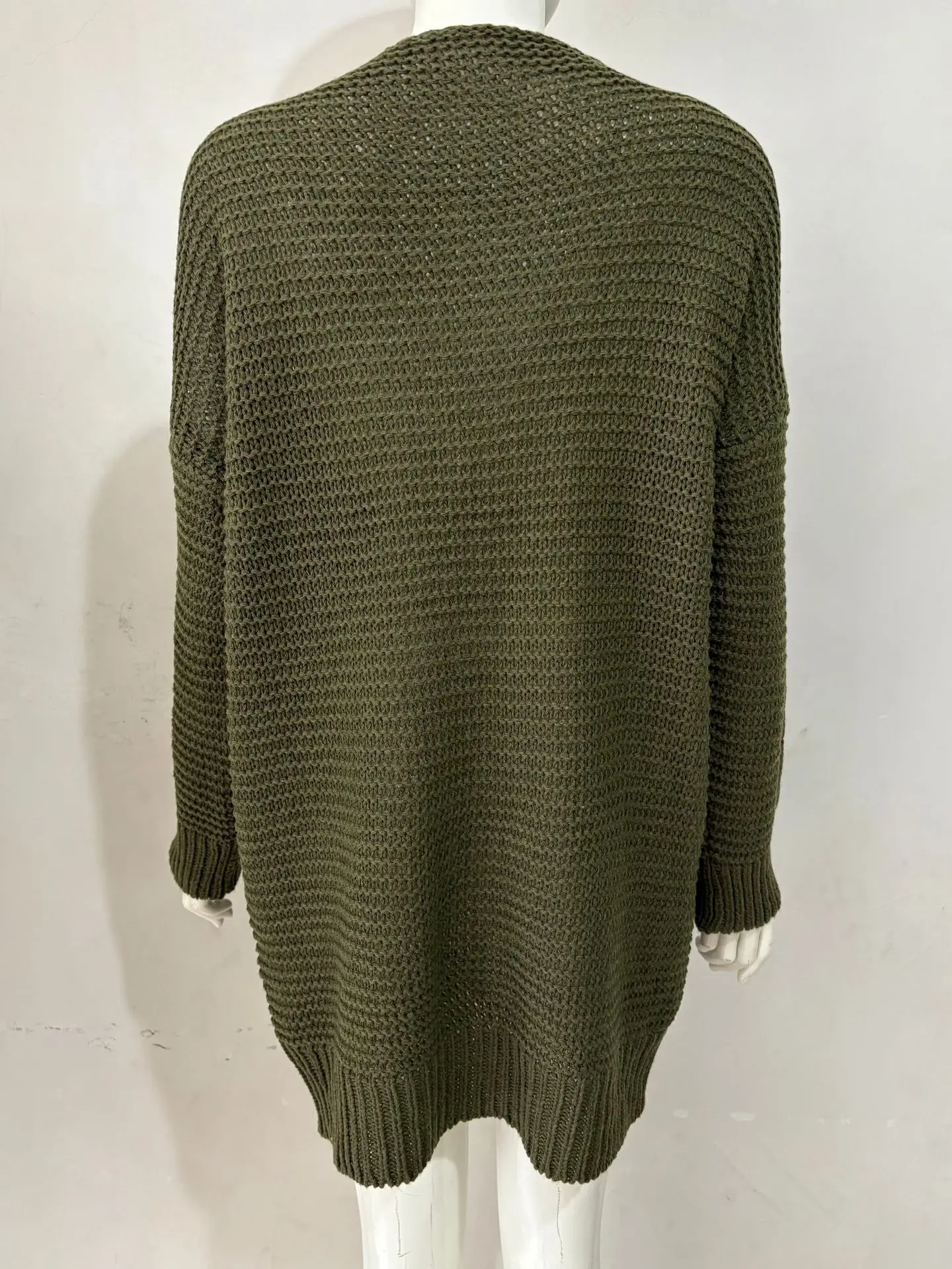Women's Thick-Knit Twist Knit Cardigan Sweater — feature 13