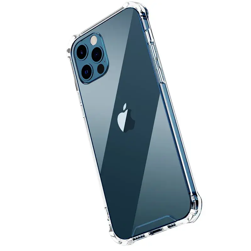 Apple 16 Transparent Phone Case Four-Corner Anti-Fall Acrylic 17 Air Hard Shell - Image 5