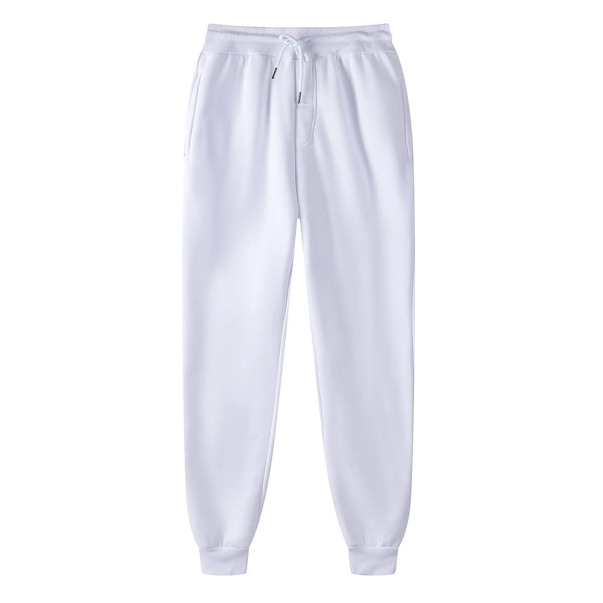 Men's Beige Cotton Sweatpants Slim Fit Casual Sports Wear — feature 18