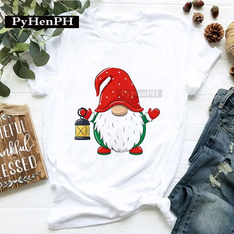 Merry Christmas T-shirt for Kids Family Photo Print White - Image 18