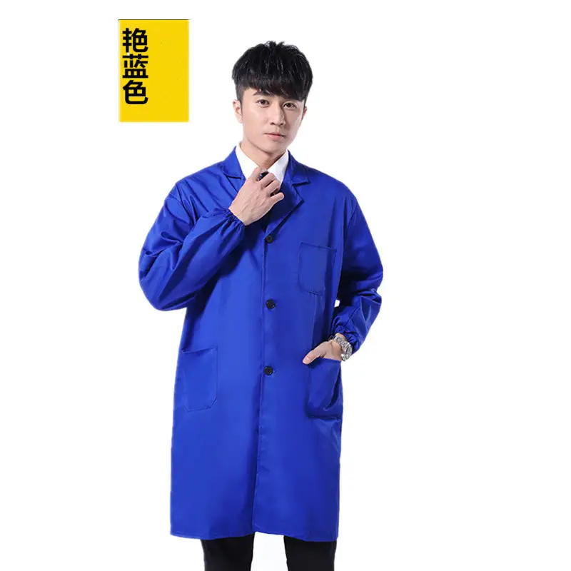 Men's Camo Long Coat Dust Proof Labor Protection - Image 3