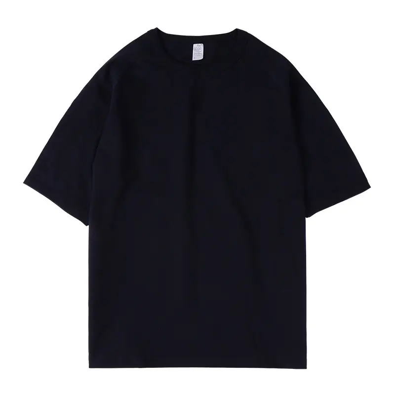 Men Cotton T-Shirt Beige 250g Unstitched - Image 4