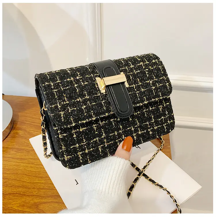 Women Woolen Crossbody Bag 2021 New Style - Image 2