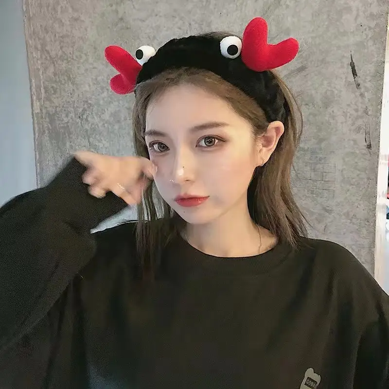 Cute Cartoon Face Wash Hairband for Women