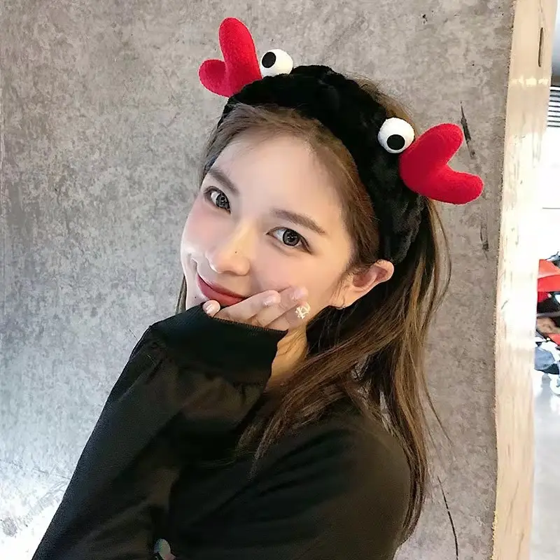 Cute Cartoon Face Wash Hairband for Women