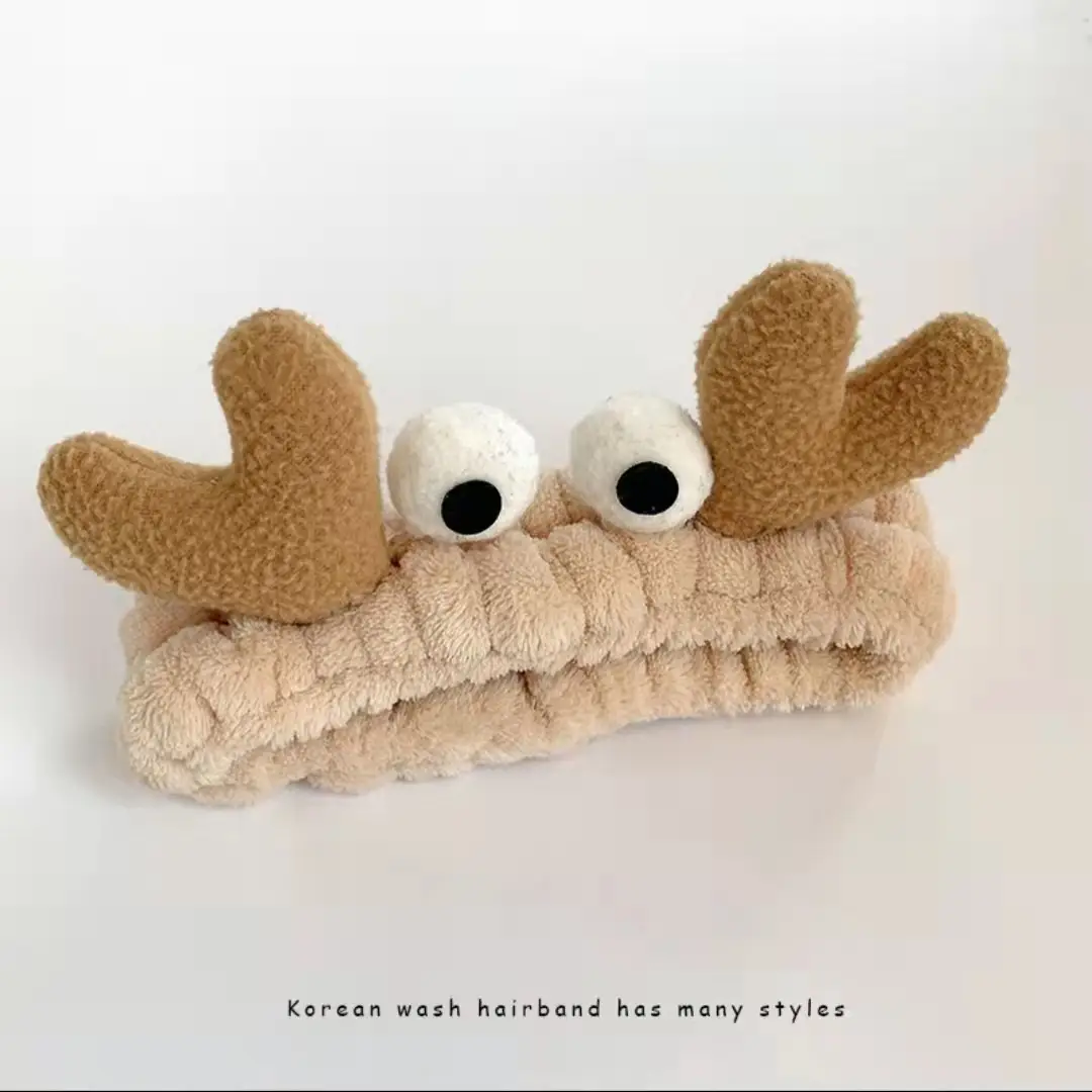 Cute Cartoon Face Wash Hairband for Women