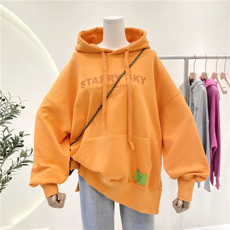 Women Pink Hoodie Sweatshirt Loose Fit Plus Size 2026 - Image 9