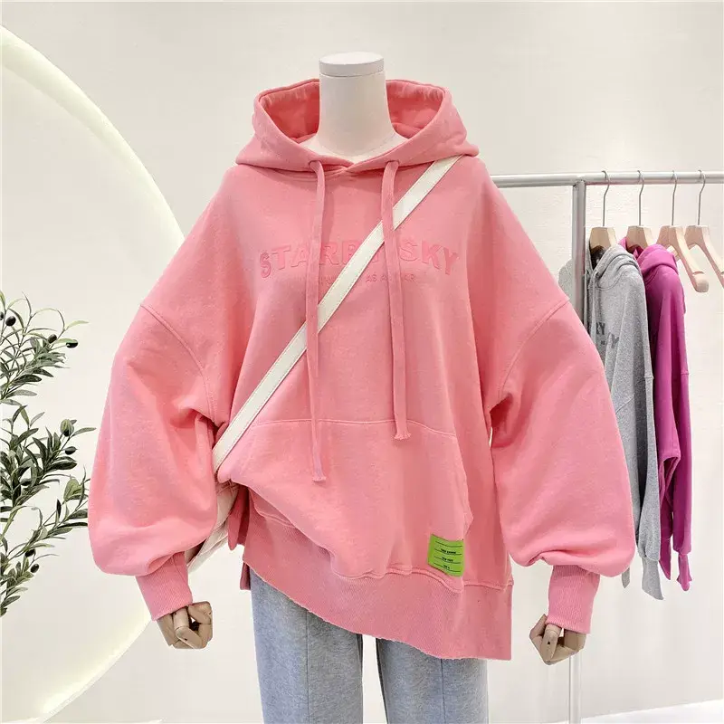 Women Pink Hoodie Sweatshirt Loose Fit Plus Size 2026 — feature 15