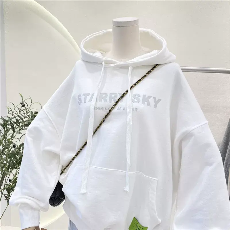 Women Pink Hoodie Sweatshirt Loose Fit Plus Size 2026 — feature 18