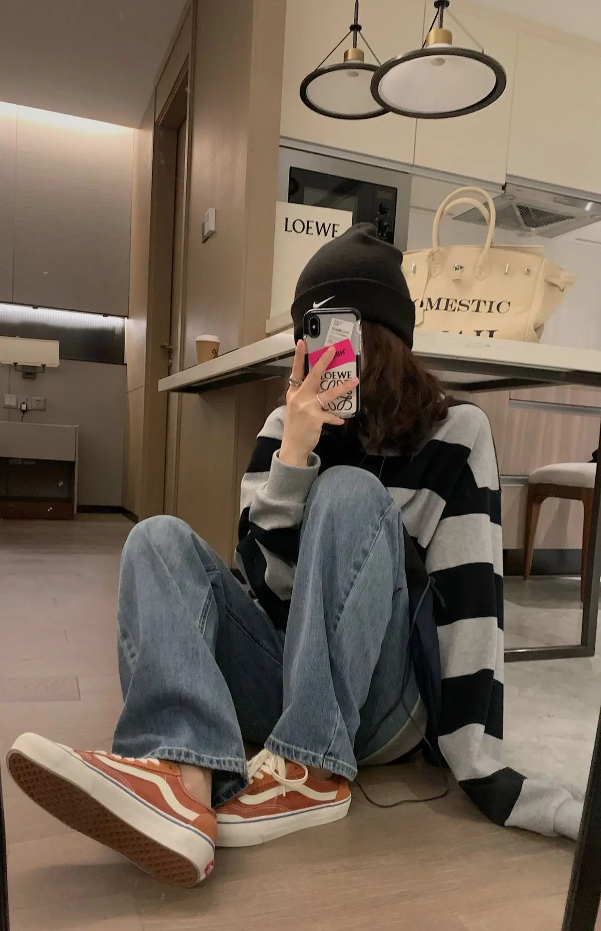 Women 2025 Striped Cotton Long Sleeve Top — feature 10