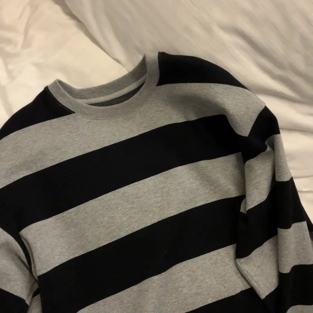 Women 2025 Striped Cotton Long Sleeve Top — feature 3