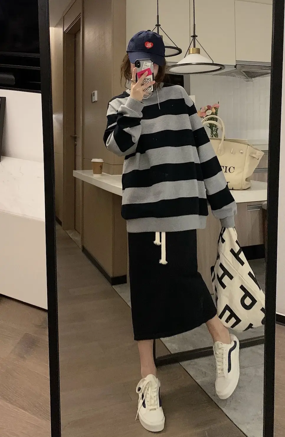 Women 2025 Striped Cotton Long Sleeve Top — feature 6