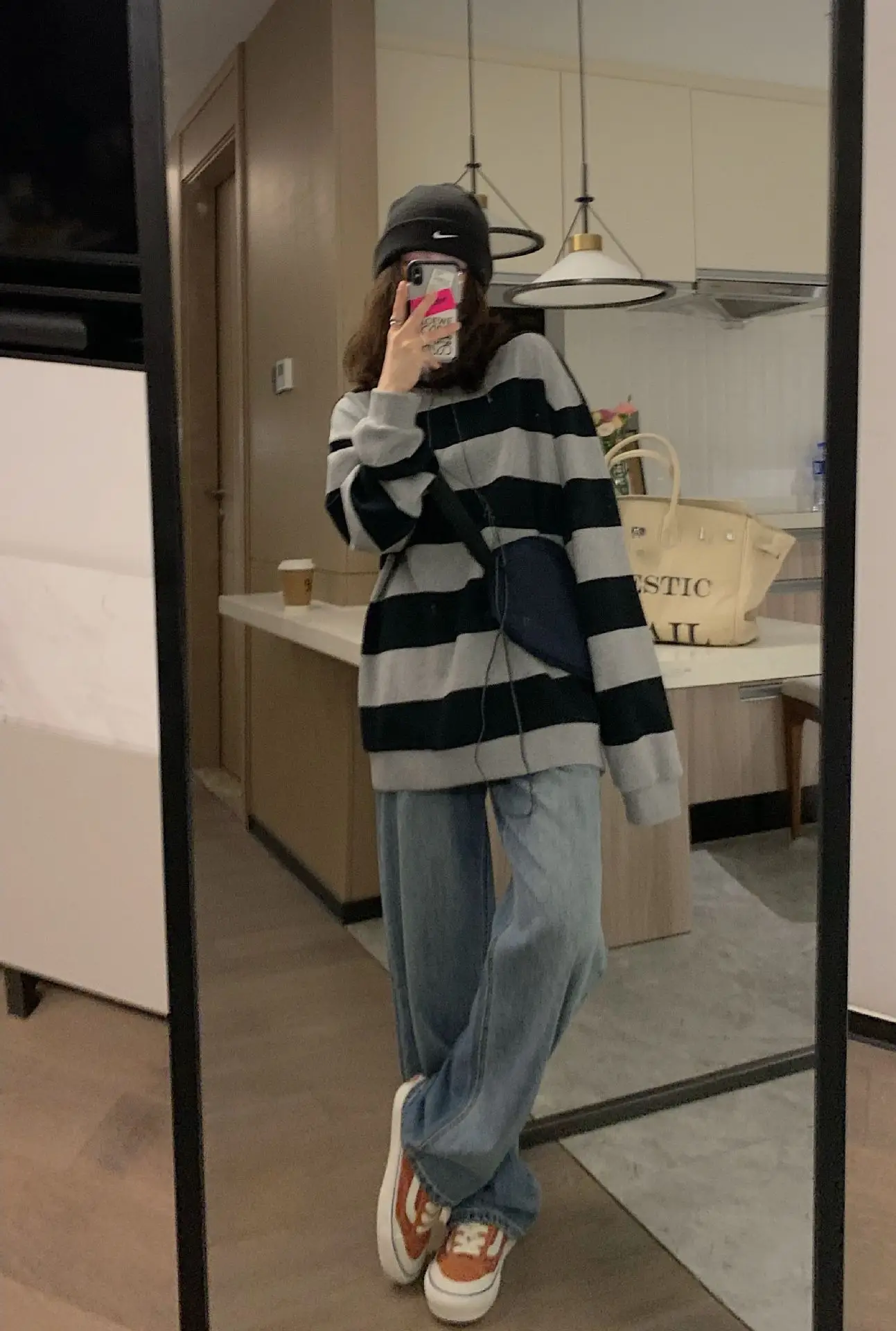 Women 2025 Striped Cotton Long Sleeve Top — feature 8