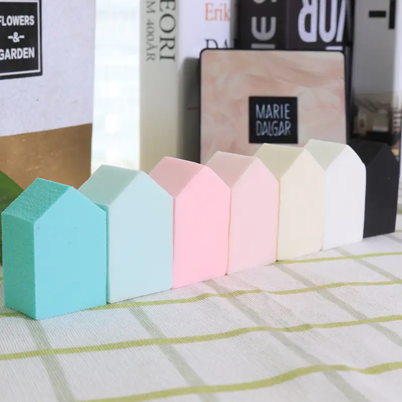 Soft House-Shaped Makeup Puff for Dry & Wet Use - Image 2