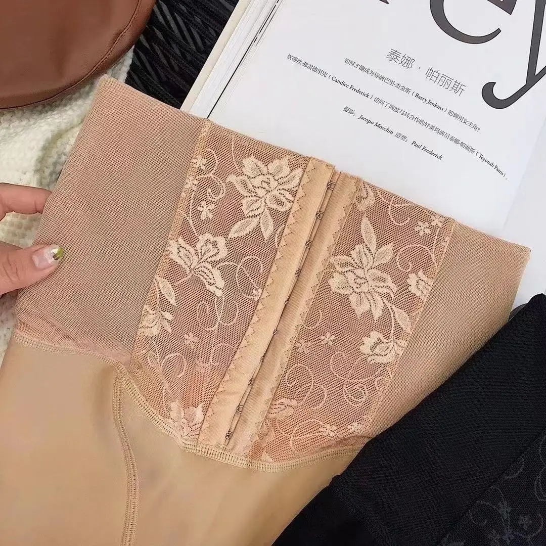 Velvet Three-Breasted Postpartum Waist Pants for Women - Image 3