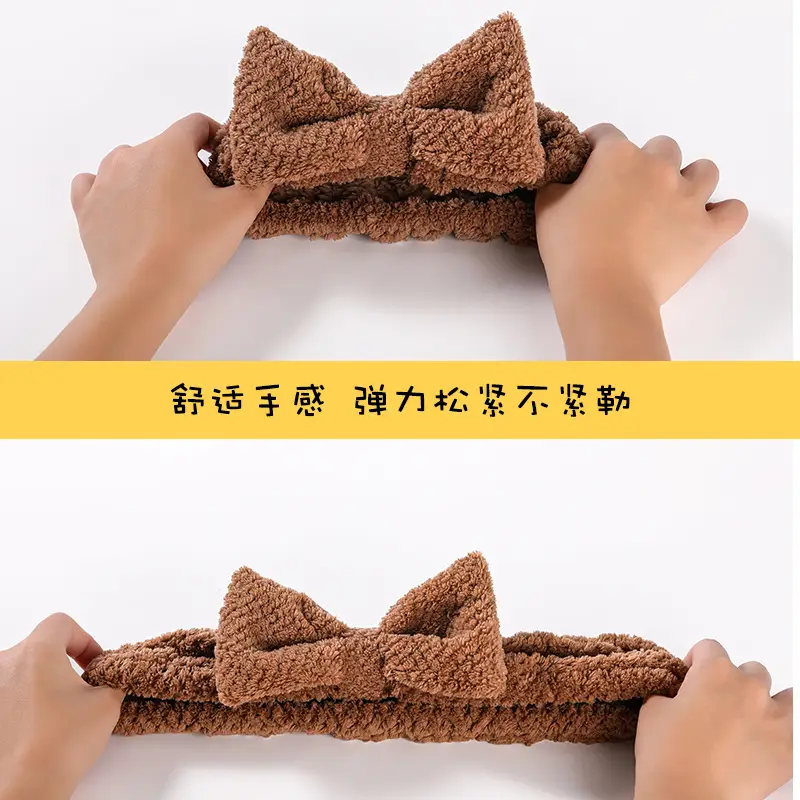 Pink Bow Hair Band for Girls, Soft Washable, Yiwu Wholesale - Image 7