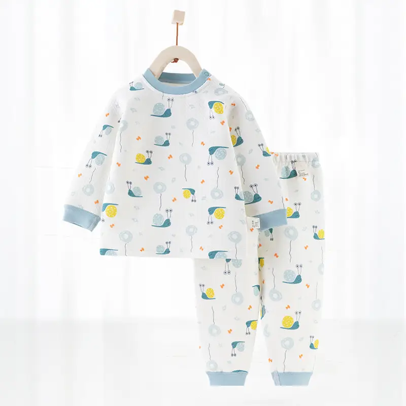 Infant Light Blue 3-Layer Warm Suit for Newborns - Image 11