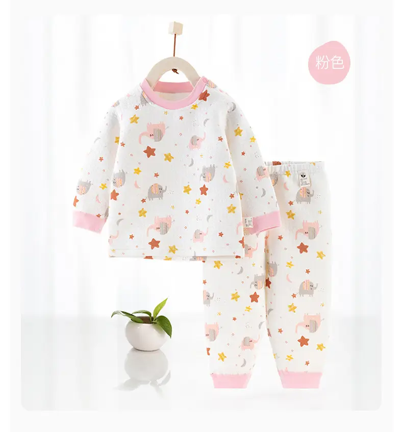 Infant Light Blue 3-Layer Warm Suit for Newborns - Image 7