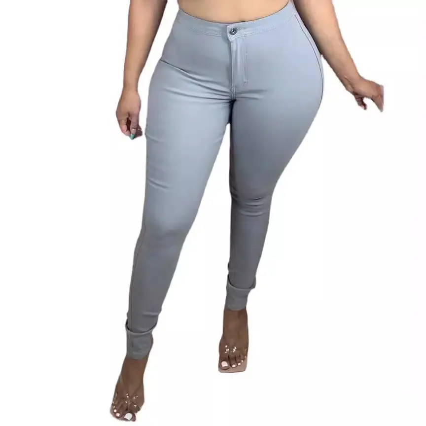 Women's Straight Leg Pants Navy Blue Special Price 2023 - Image 8