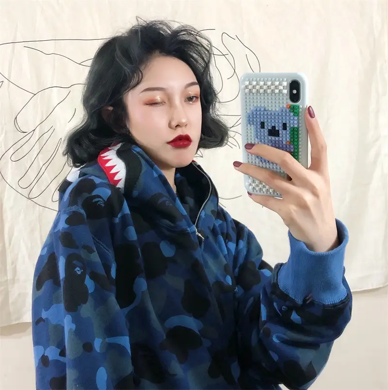Women Shark Camouflage Hooded Sweatshirt Autumn Winter — feature 8
