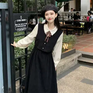 Black Long Sleeve Waist Hip Skirt for Women — feature 27